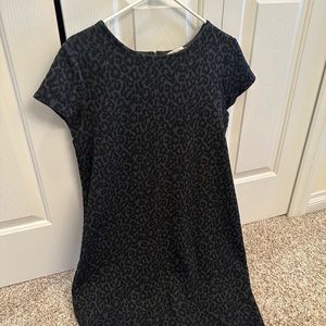 Short sleeve animal print dress from Loft.
